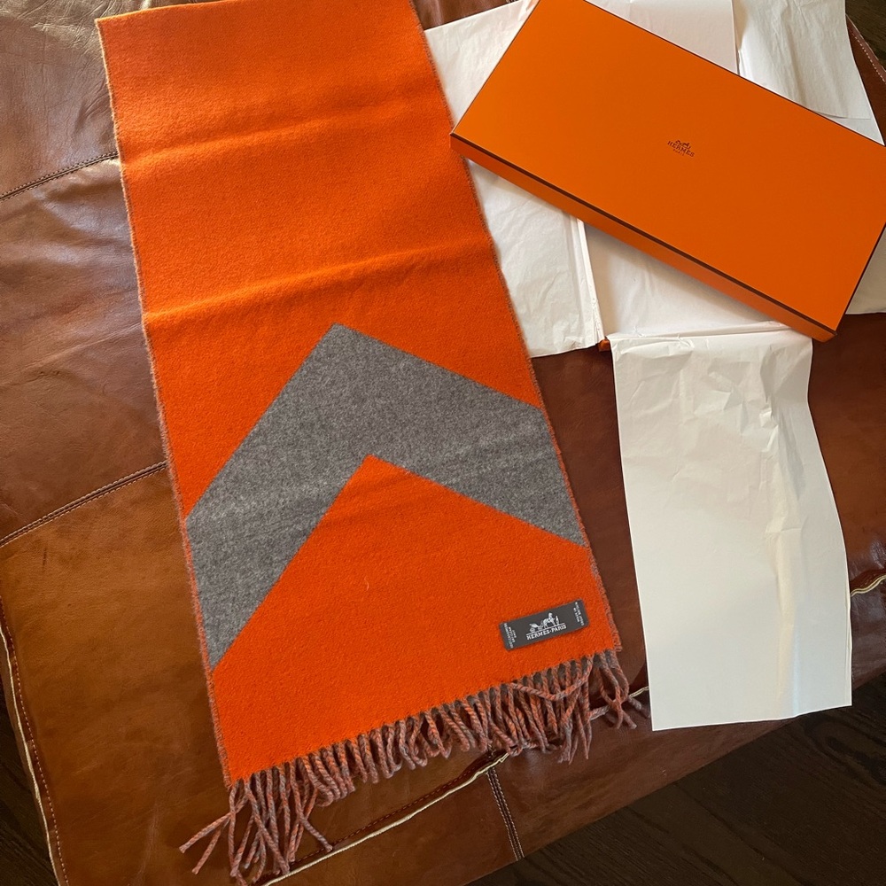 Brand New Hermes Cashmere scarf